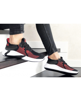 Жіночі кросівки Adidas Bounce чорні з червоним