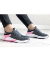 Купить Женские кроссовки Adidas Bounce темно-серые с розовым