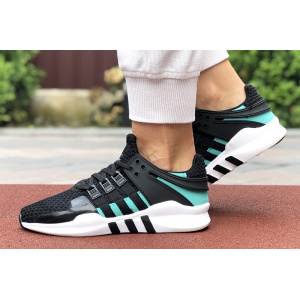 Женские кроссовки Adidas EQT Support Adv 91/17 черные с белым
