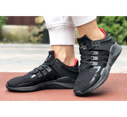Женские кроссовки Adidas EQT Support Adv 91/17 черные с красным