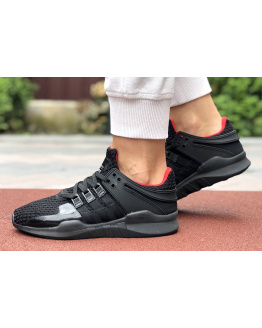 Жіночі кросівки Adidas EQT Support Adv 91/17 чорні з червоним
