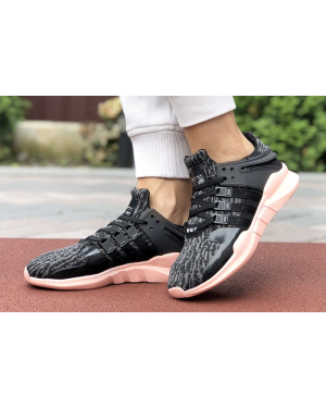 Жіночі кросівки Adidas EQT Support Adv 91/17 сірі з чорним и розовым