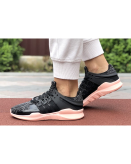 Жіночі кросівки Adidas EQT Support Adv 91/17 сірі з чорним и розовым