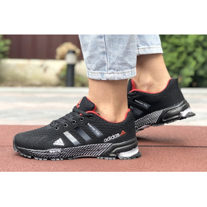 Женские кроссовки Adidas Marathon TR 26 черные с красным