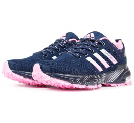 Купить Женские кроссовки Adidas Marathon TR темно-синие с розовым