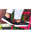 Купить Жіночі кросівки Adidas Neo чорні с малиновым