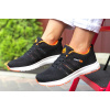 Женские кроссовки Adidas Neo черные с оранжевым