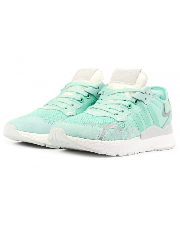 Женские кроссовки Adidas Nite Jogger BOOST бирюзовые