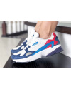 Жіночі кросівки Adidas Originals Falcon білі з синім