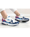 Купить Жіночі кросівки Adidas Originals Falcon білі з синім