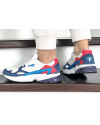 Купить Жіночі кросівки Adidas Originals Falcon білі з синім