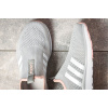 Купить Женские кроссовки Adidas Slip-on серые с розовым