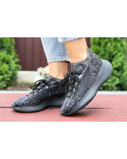 Жіночі кросівки Adidas Yeezy Boost 380 чорні