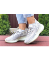 Женские кроссовки Adidas Yeezy Boost 380 серые