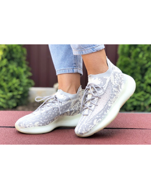 Женские кроссовки Adidas Yeezy Boost 380 серые