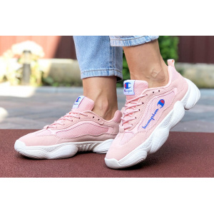 Женские кроссовки Champion розовые
