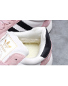 Купить Женские кроссовки на меху Adidas Iniki Runner розовые с белым