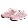 Женские кроссовки на меху New Balance 574 Fur розовые