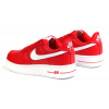 Купить Женские кроссовки Nike Air Force 1 красные с белым