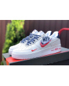 Купить Жіночі кросівки Nike Air Force 1 Low Script Swoosh білі з червоним
