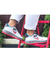 Купить Жіночі кросівки Nike Air Force 1 Low Script Swoosh білі з червоним и голубым