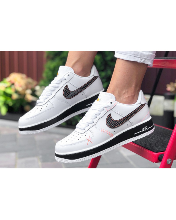Женские кроссовки Nike Air Force 1 Low x PEACEMINUSONE белые