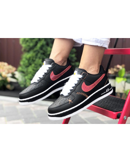 Жіночі кросівки Nike Air Force 1 Low x PEACEMINUSONE чорні