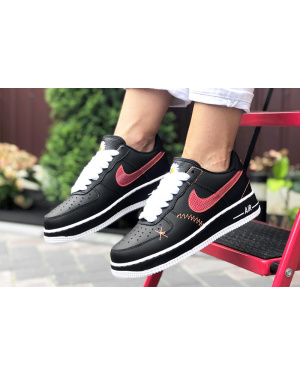 Жіночі кросівки Nike Air Force 1 Low x PEACEMINUSONE чорні
