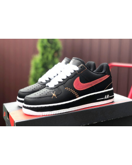 Жіночі кросівки Nike Air Force 1 Low x PEACEMINUSONE чорні