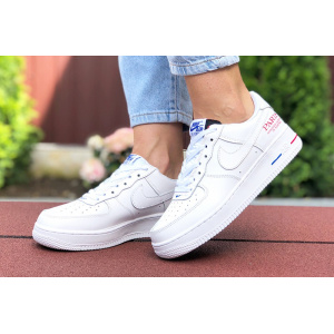 Женские кроссовки Nike Air Force 1 NBA Paris Game 2020 белые