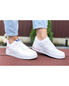 Жіночі кросівки Nike Air Force 1 NBA Paris Game 2020 білі