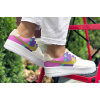 Купить Женские кроссовки Nike Air Force 1 Sage Low белые с фиолетовым