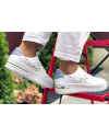 Купить Жіночі кросівки Nike Air Force 1 Sage Low білі с неоново-зеленым
