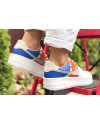 Купить Женские кроссовки Nike Air Force 1 Sage Low белые с оранжевым