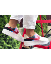 Купить Жіночі кросівки Nike Air Force 1 Sage Low білі з рожевим и красным