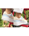 Купить Жіночі кросівки Nike Air Force 1 Sage Low бежеві з блакитним