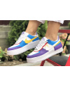 Женские кроссовки Nike Air Force 1 Shadow белые с фиолетовым