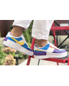 Купить Женские кроссовки Nike Air Force 1 Shadow белые с фиолетовым