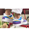 Купить Женские кроссовки Nike Air Force 1 Shadow белые с фиолетовым