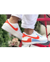 Купить Жіночі кросівки Nike Air Force 1 Shadow білі з червоним и голубым