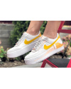 Жіночі кросівки Nike Air Force 1 Shadow білі з помаранчевим