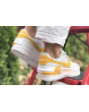 Купить Жіночі кросівки Nike Air Force 1 Shadow білі з помаранчевим