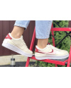 Купить Жіночі кросівки Nike Air Force 1 Shadow бежеві з рожевим