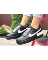 Жіночі кросівки Nike Air Force 1 Shadow чорні з білим