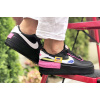 Купить Женские кроссовки Nike Air Force 1 Shadow черные с розовым