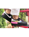 Купить Женские кроссовки Nike Air Force 1 Shadow черные с розовым
