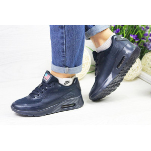 Женские кроссовки Nike Air Max 90 Hyperfuse темно-синие