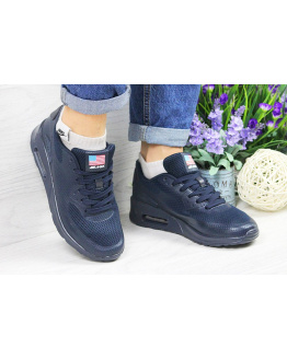 Женские кроссовки Nike Air Max 90 Hyperfuse темно-синие