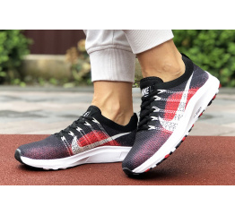 Женские кроссовки Nike Air Zoom черные с красным