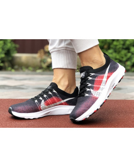 Жіночі кросівки Nike Air Zoom чорні з червоним